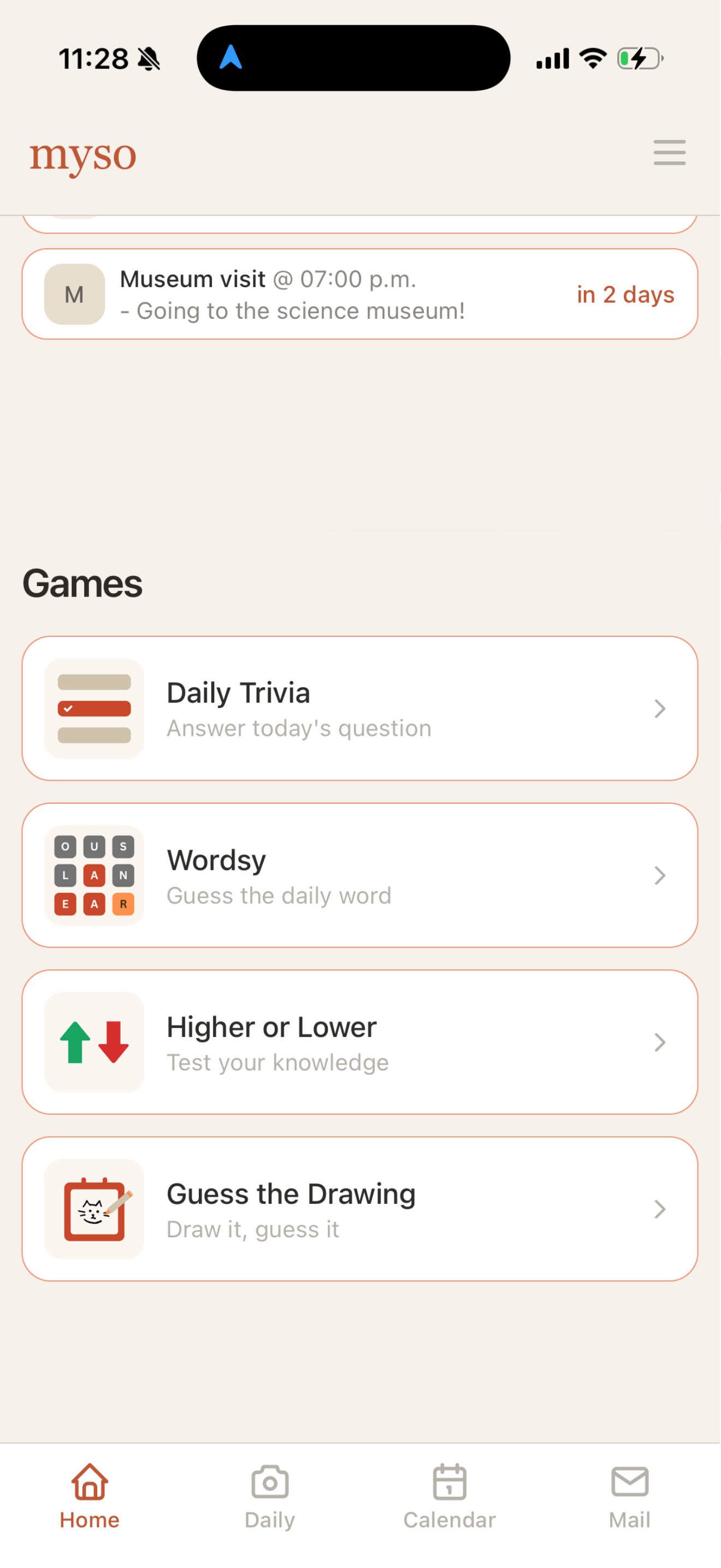 Daily games