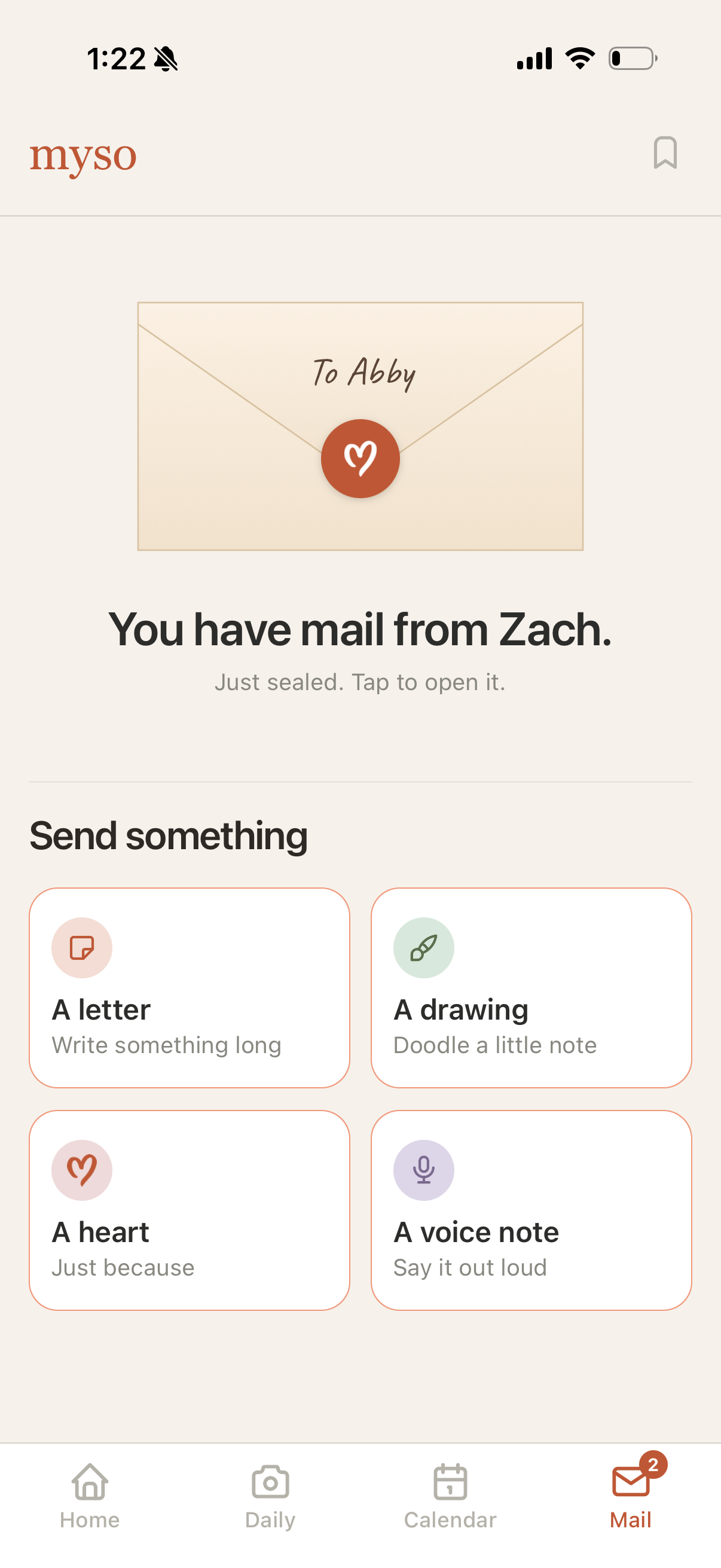 Letters and mail